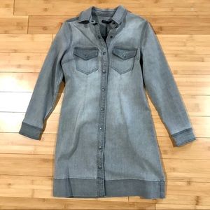 NWT Max Jeans Jean Dress Snap Closure Size Small